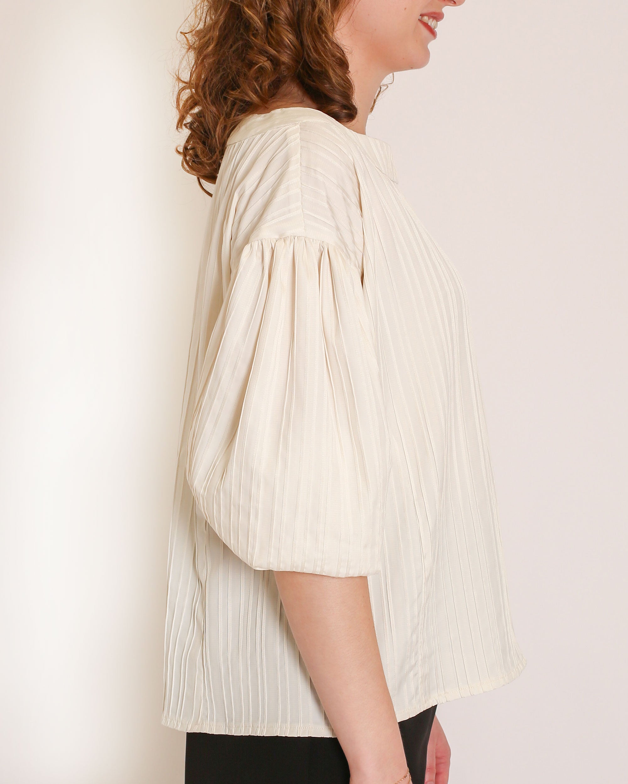 The Jewel Blouse in Jacquard