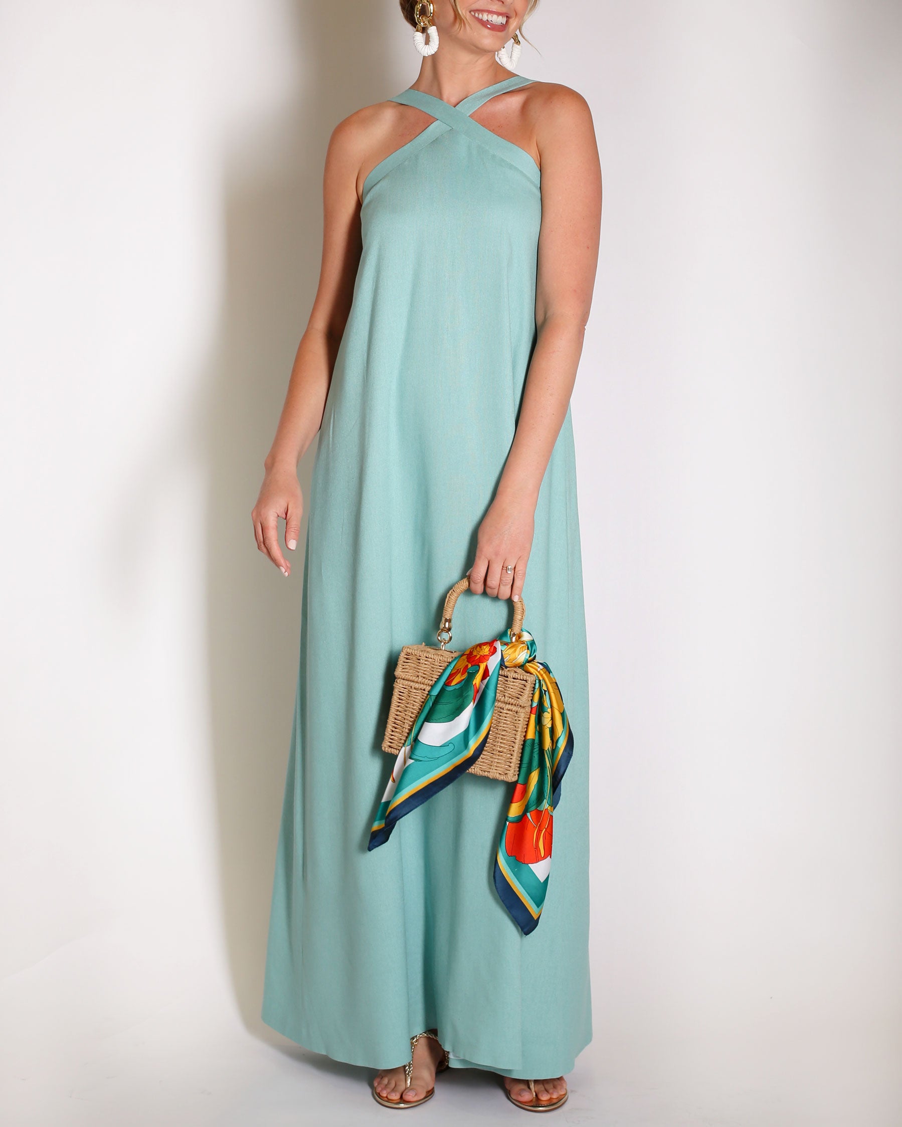 The Maddox Gown in Linen