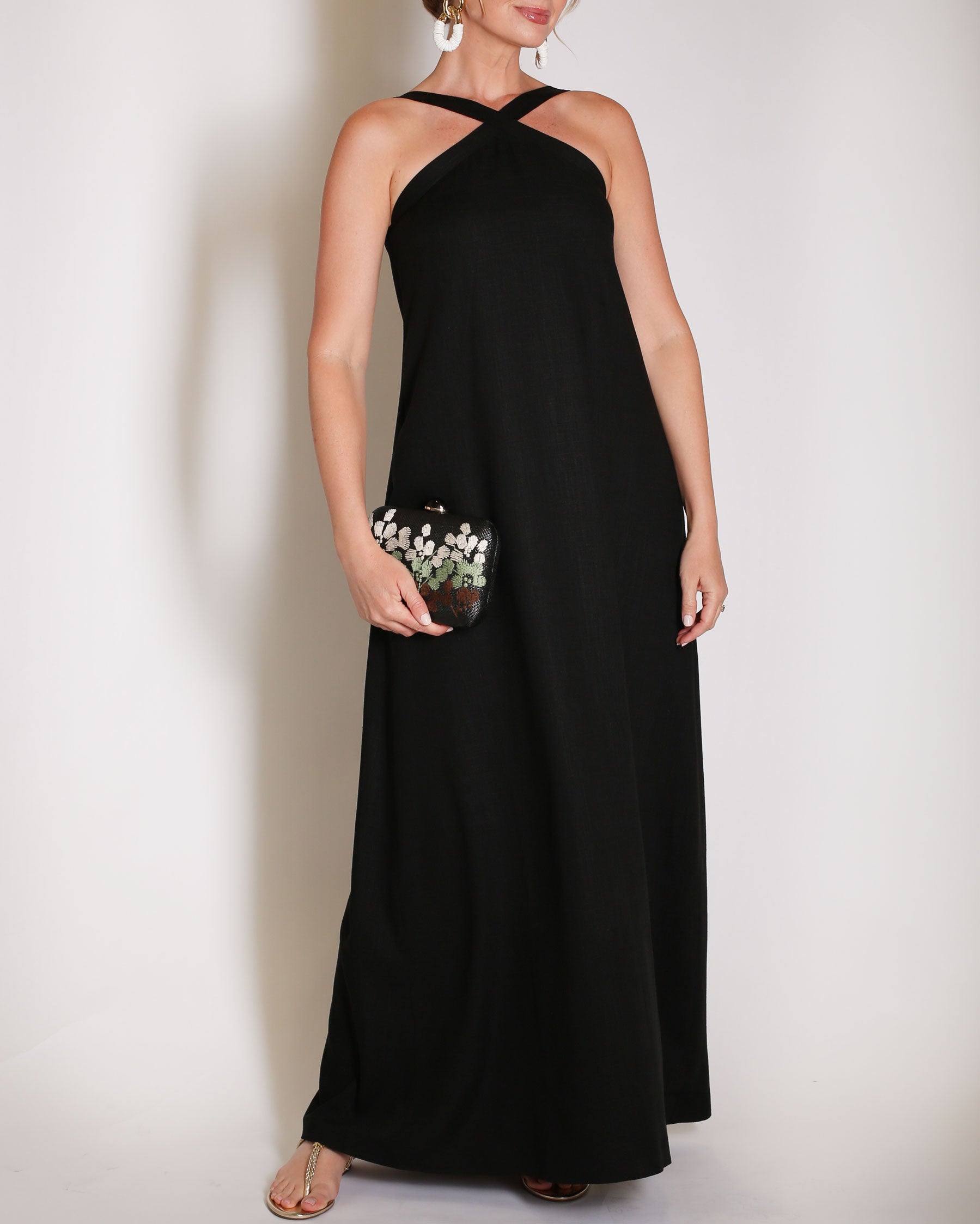 The Maddox Gown in Linen