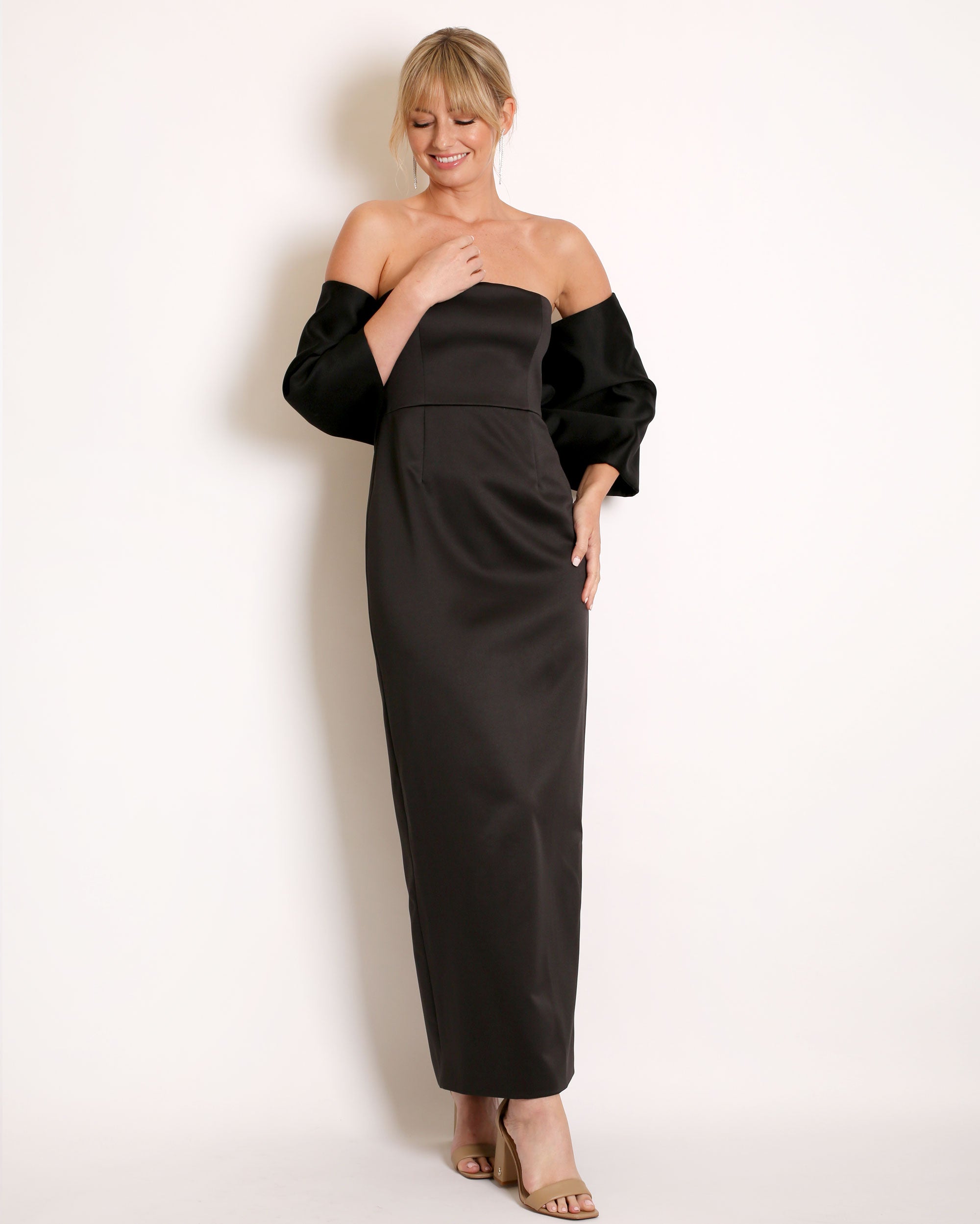 Bow Wrap in Satin