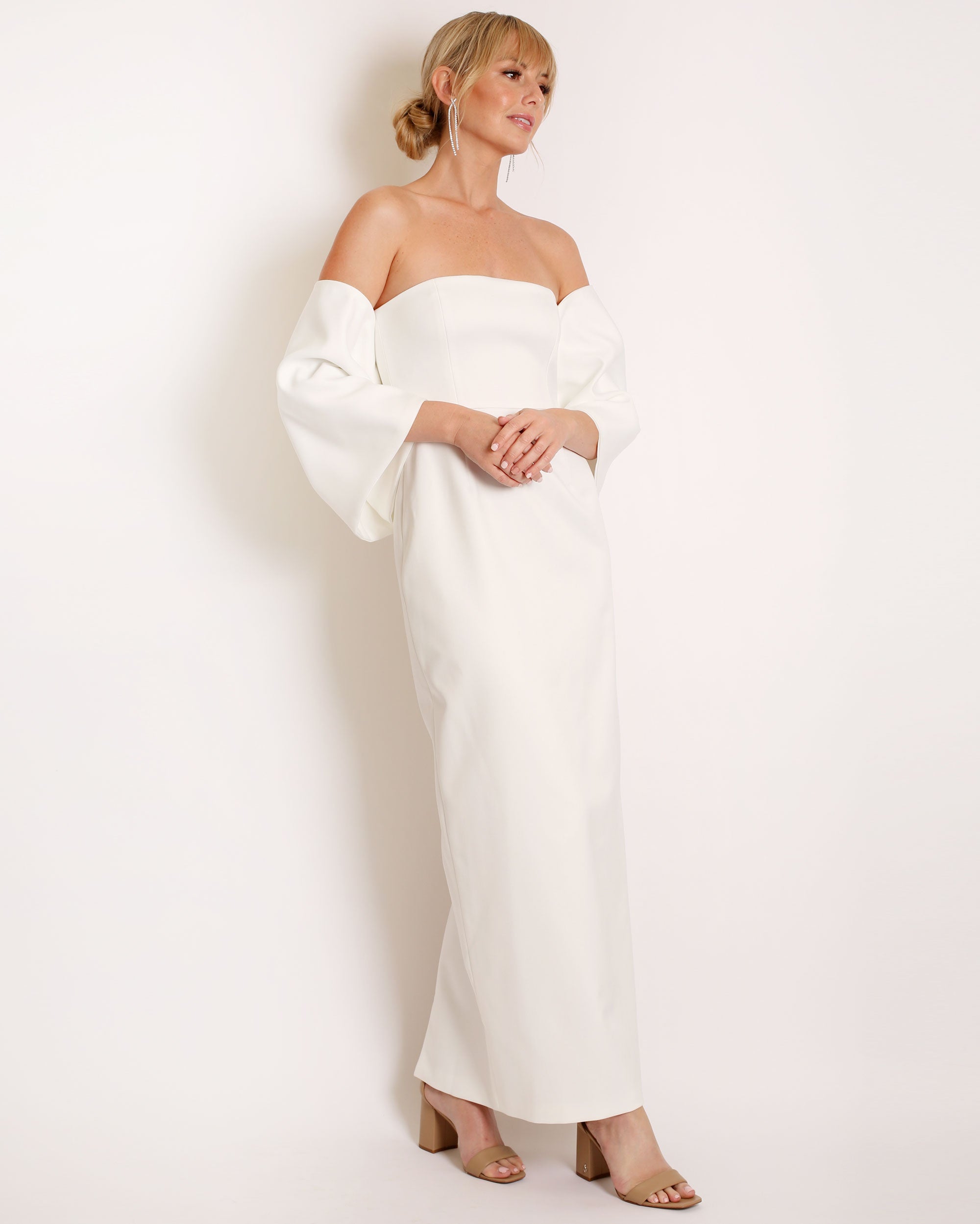 Bow Wrap in Satin
