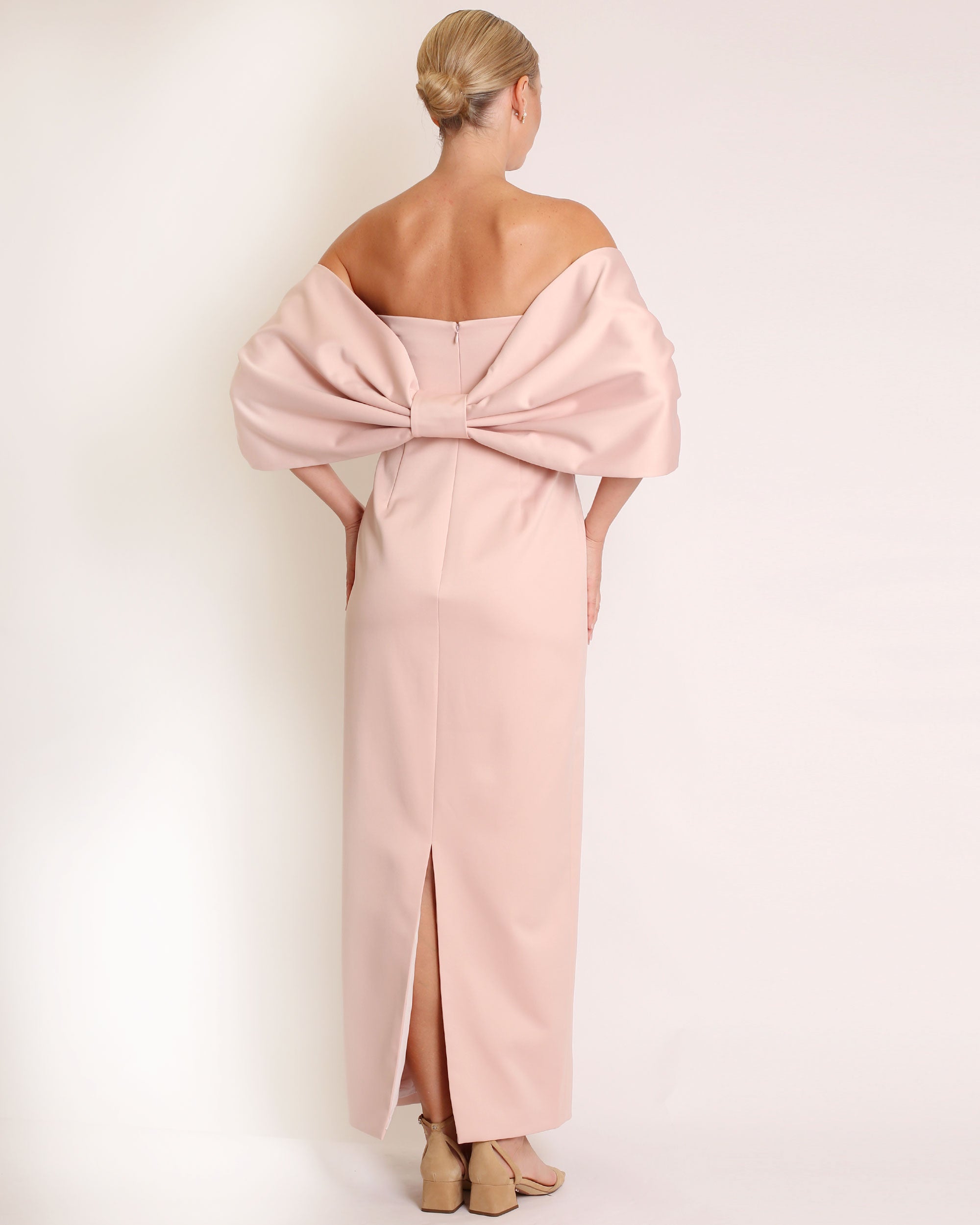 Bow Wrap in Satin
