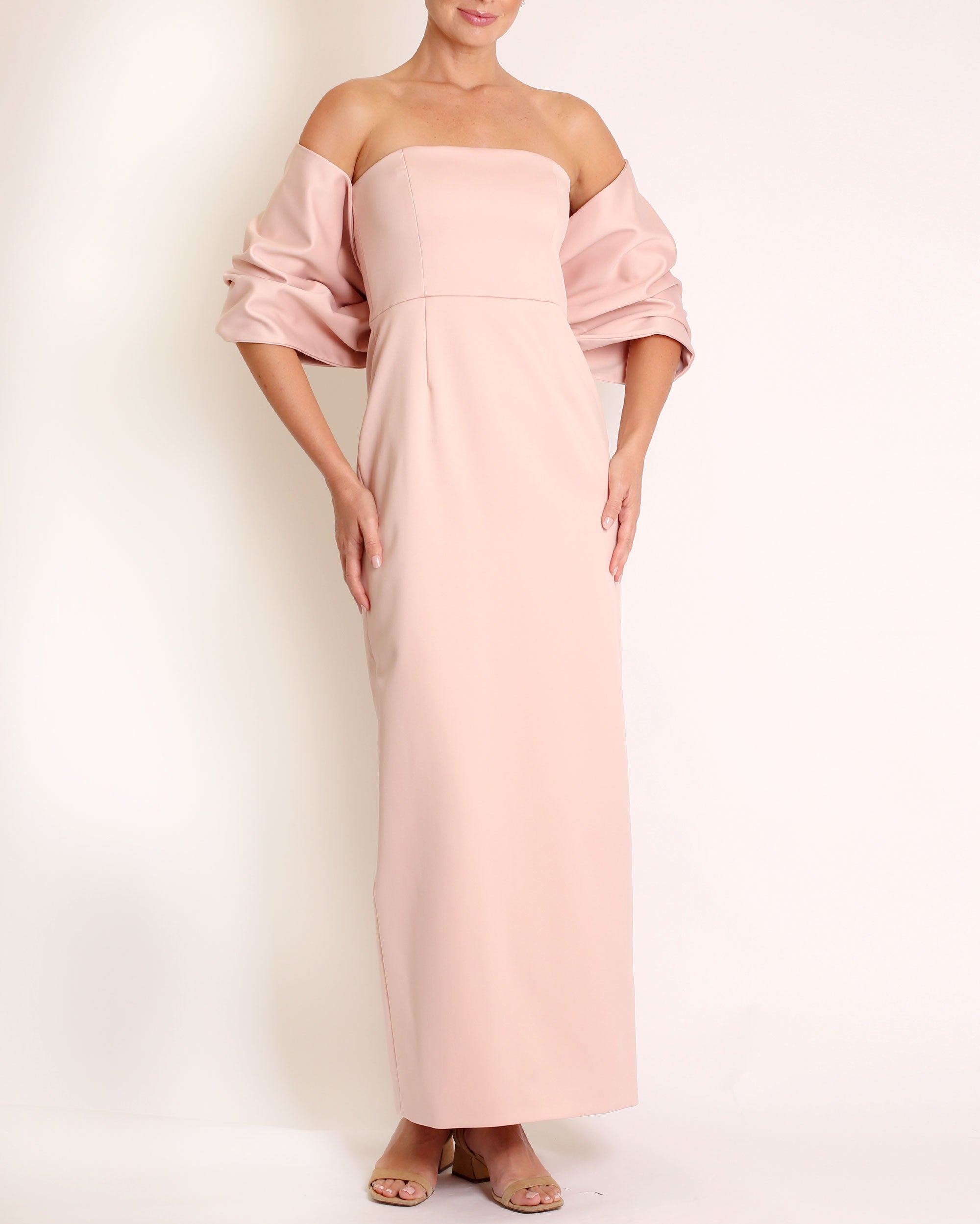 Bow Wrap in Satin