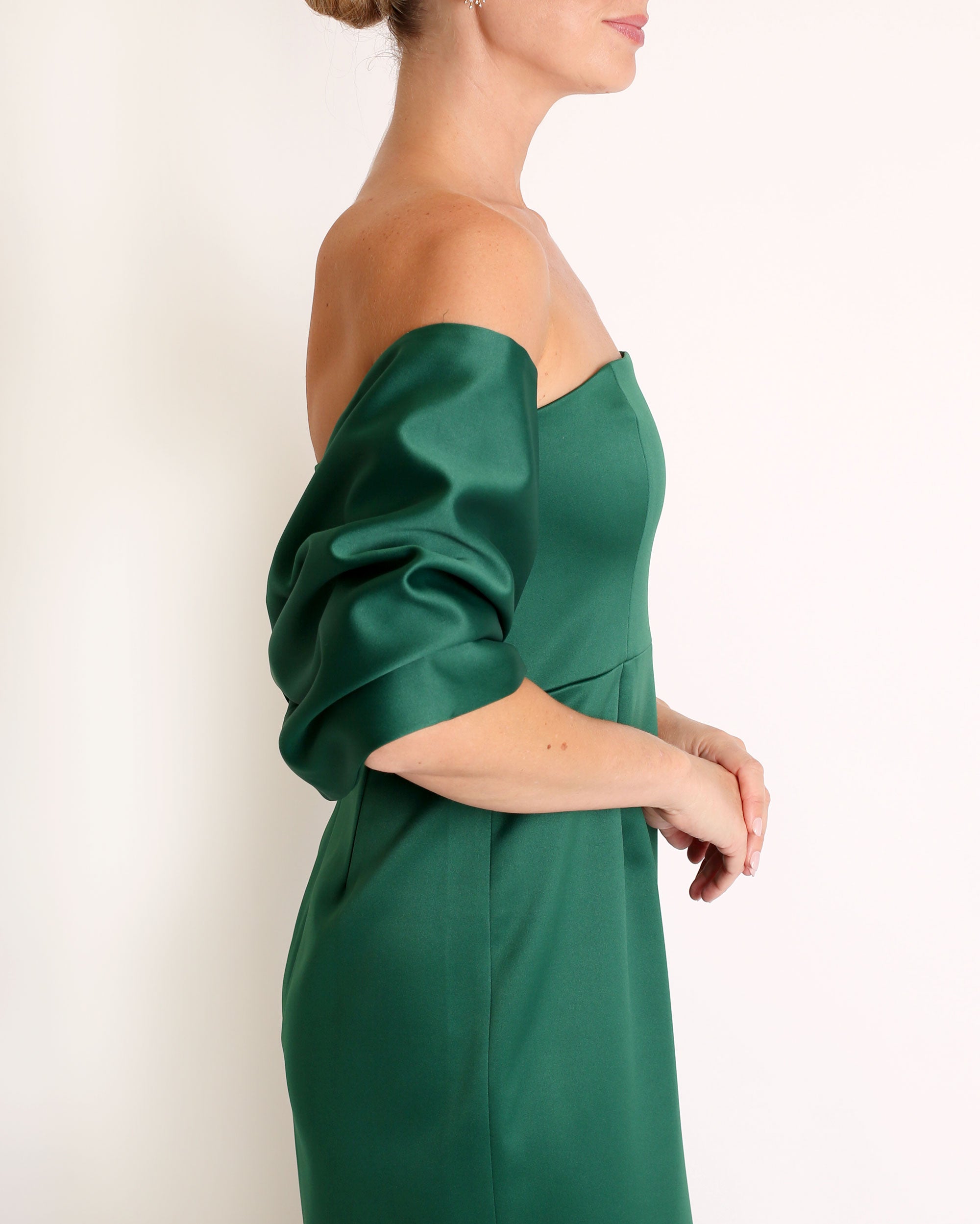 Bow Wrap in Satin