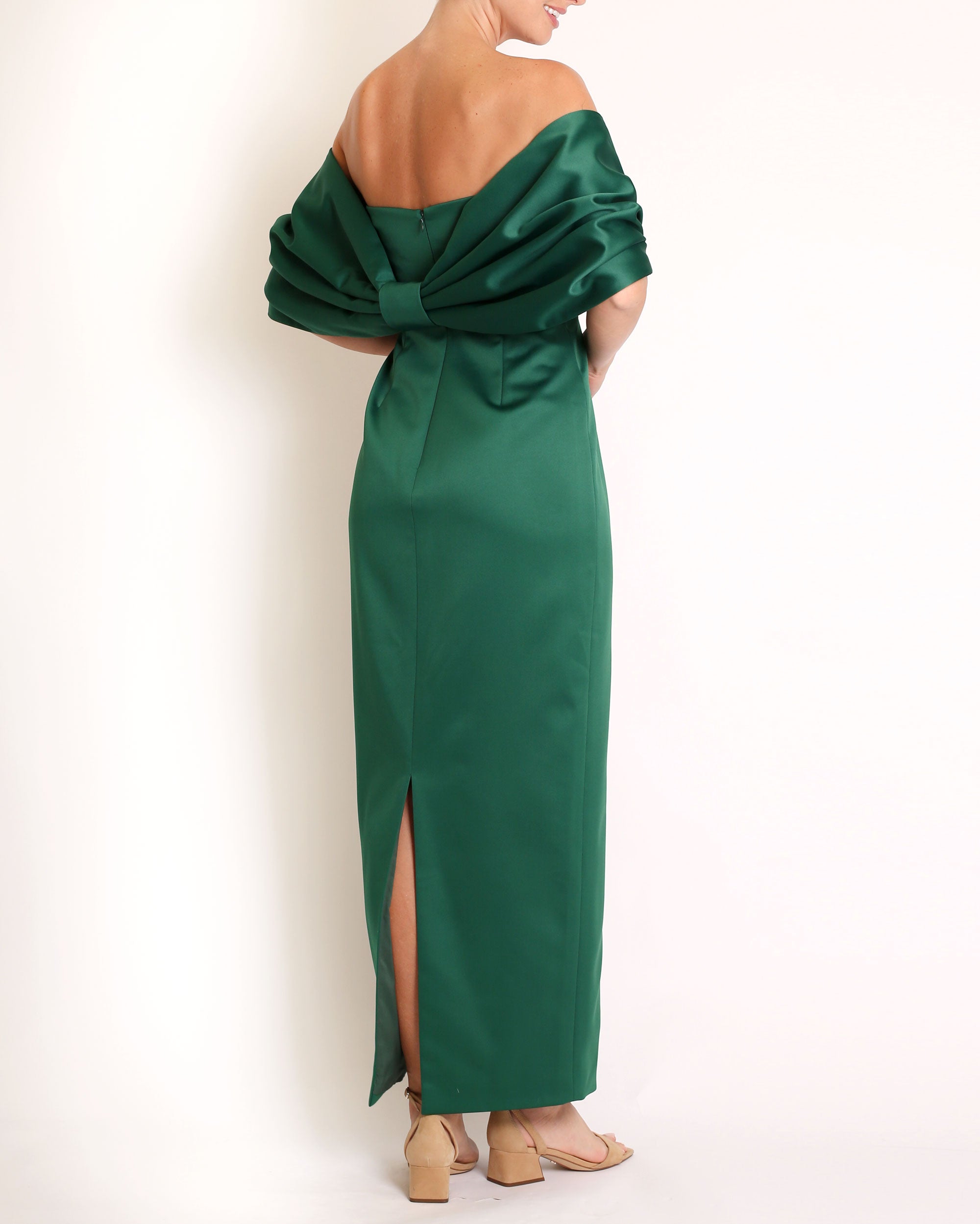 Bow Wrap in Satin