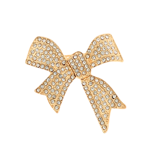 Embellished Bow Pin/Broach