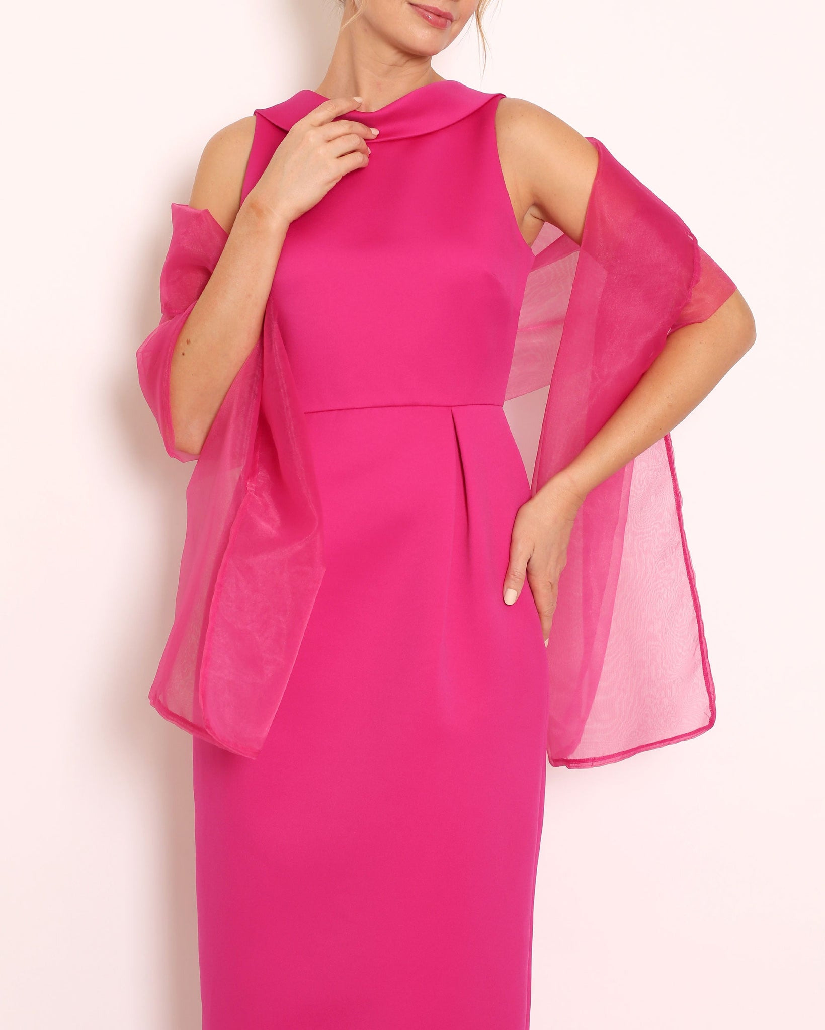 The Shawl in Organza Eucalyptus Organza The Shawl in Organza Eucalyptus Organza