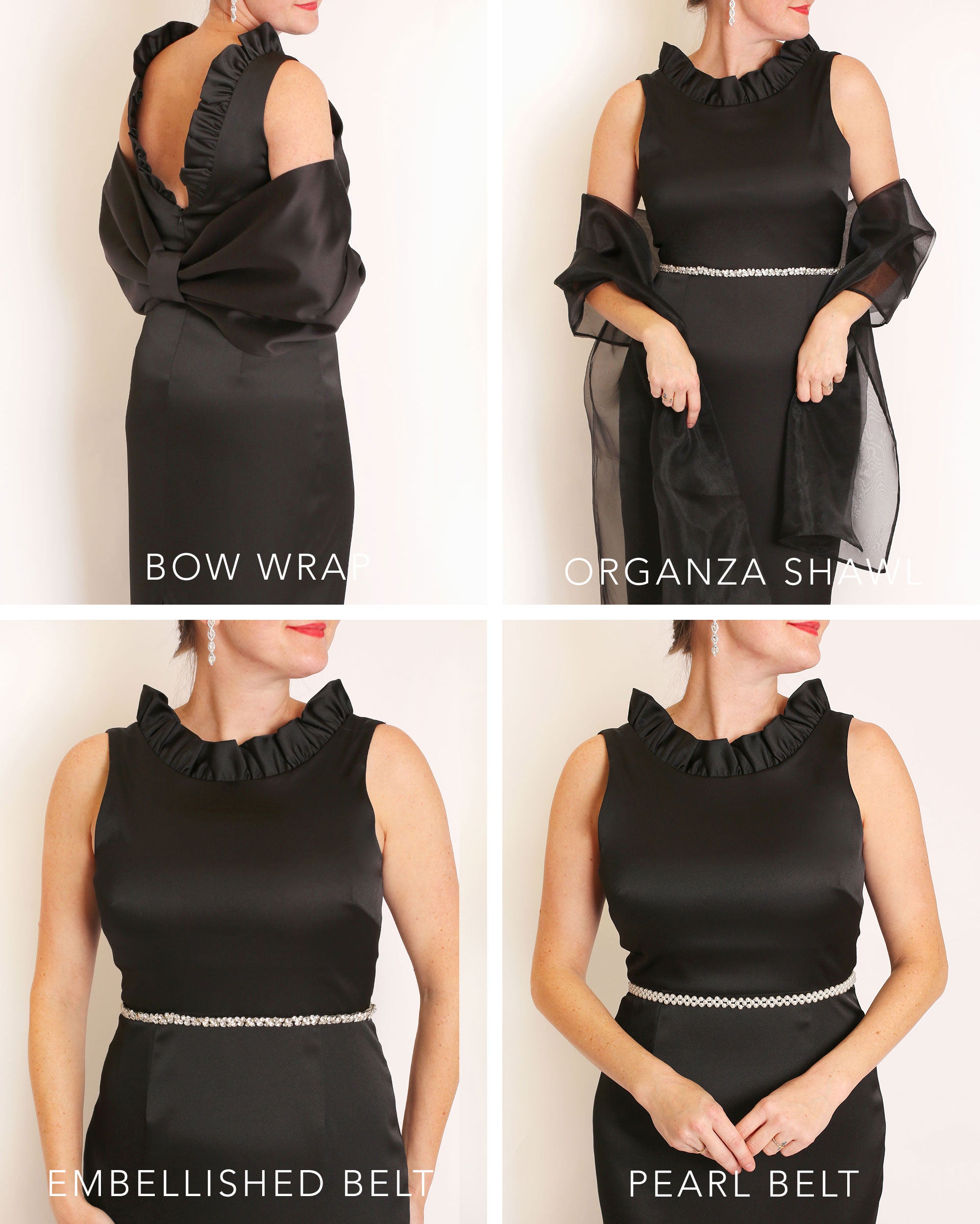 The Alexandria Gown in Peau De Soie