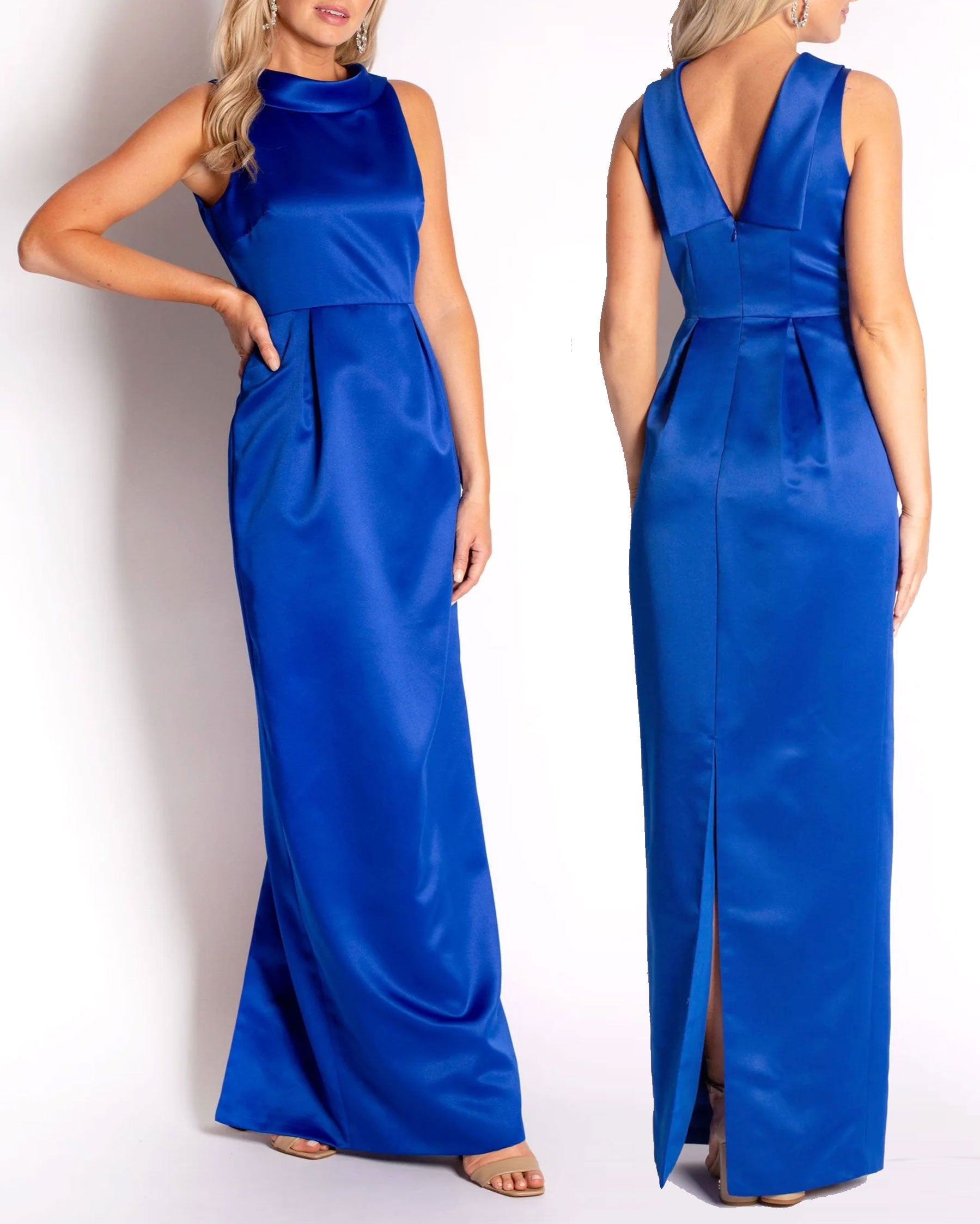 The Amelia Gown in Satin