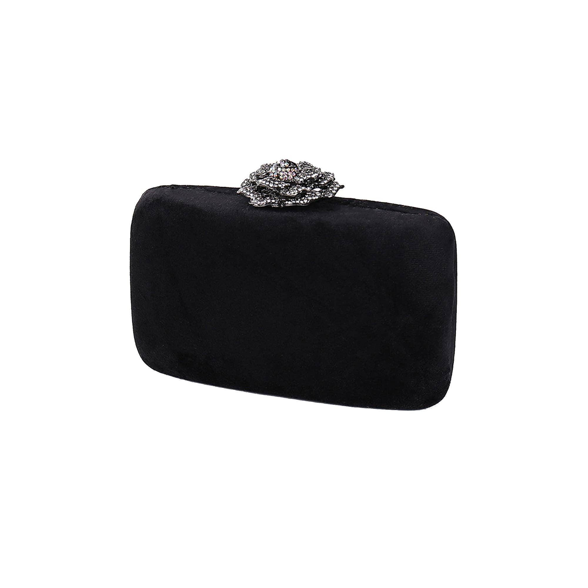 Flower Velvet Clutch