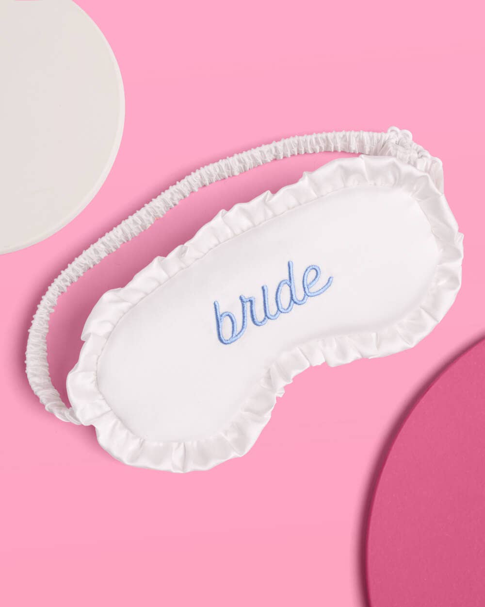 Ruffled Bride Sleep Mask