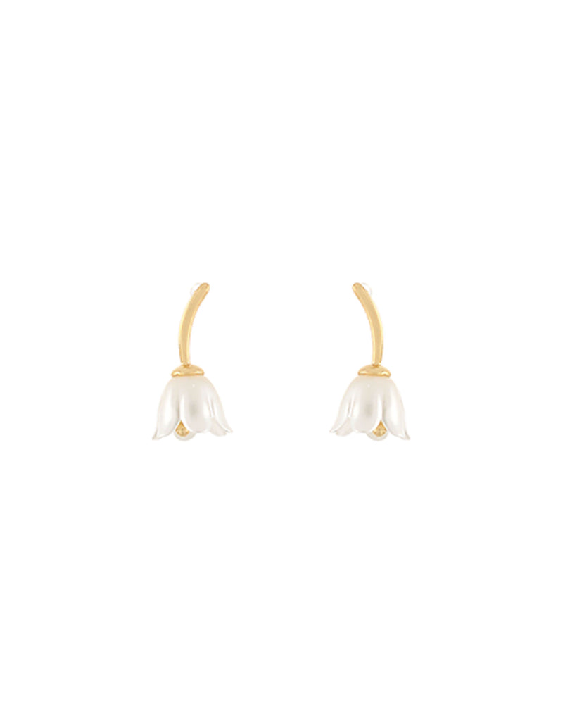 Gold & Pearl Earrings