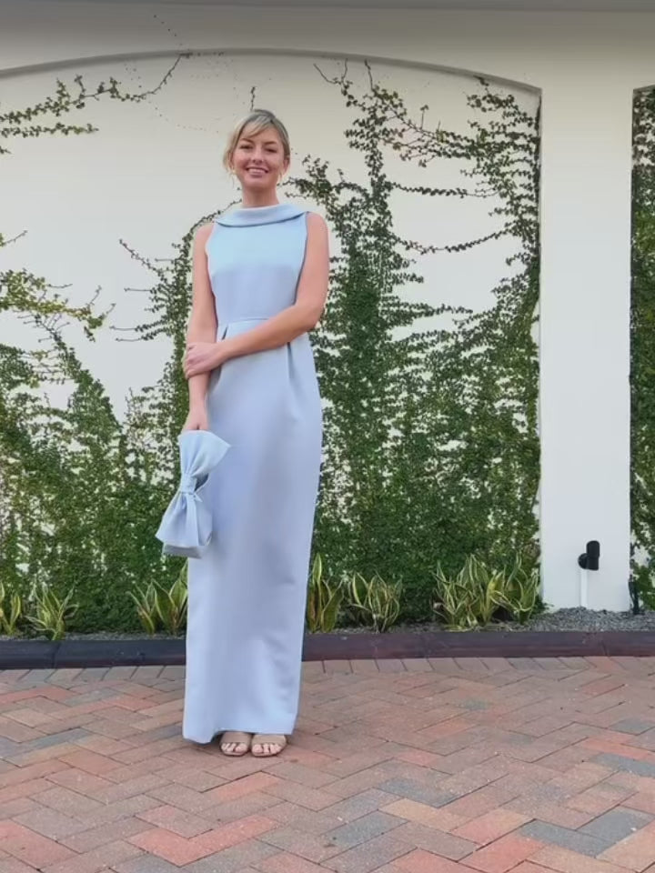 The Amelia Gown in Matte Satin