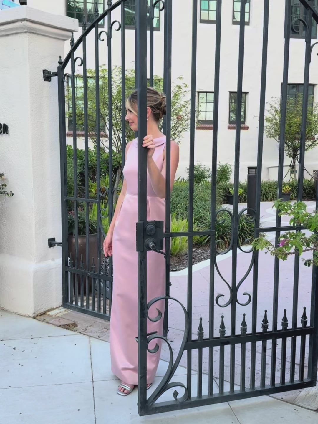 The Amelia Gown in Satin