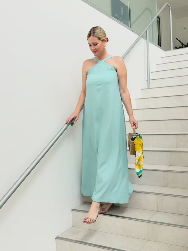 The Maddox Gown in Linen