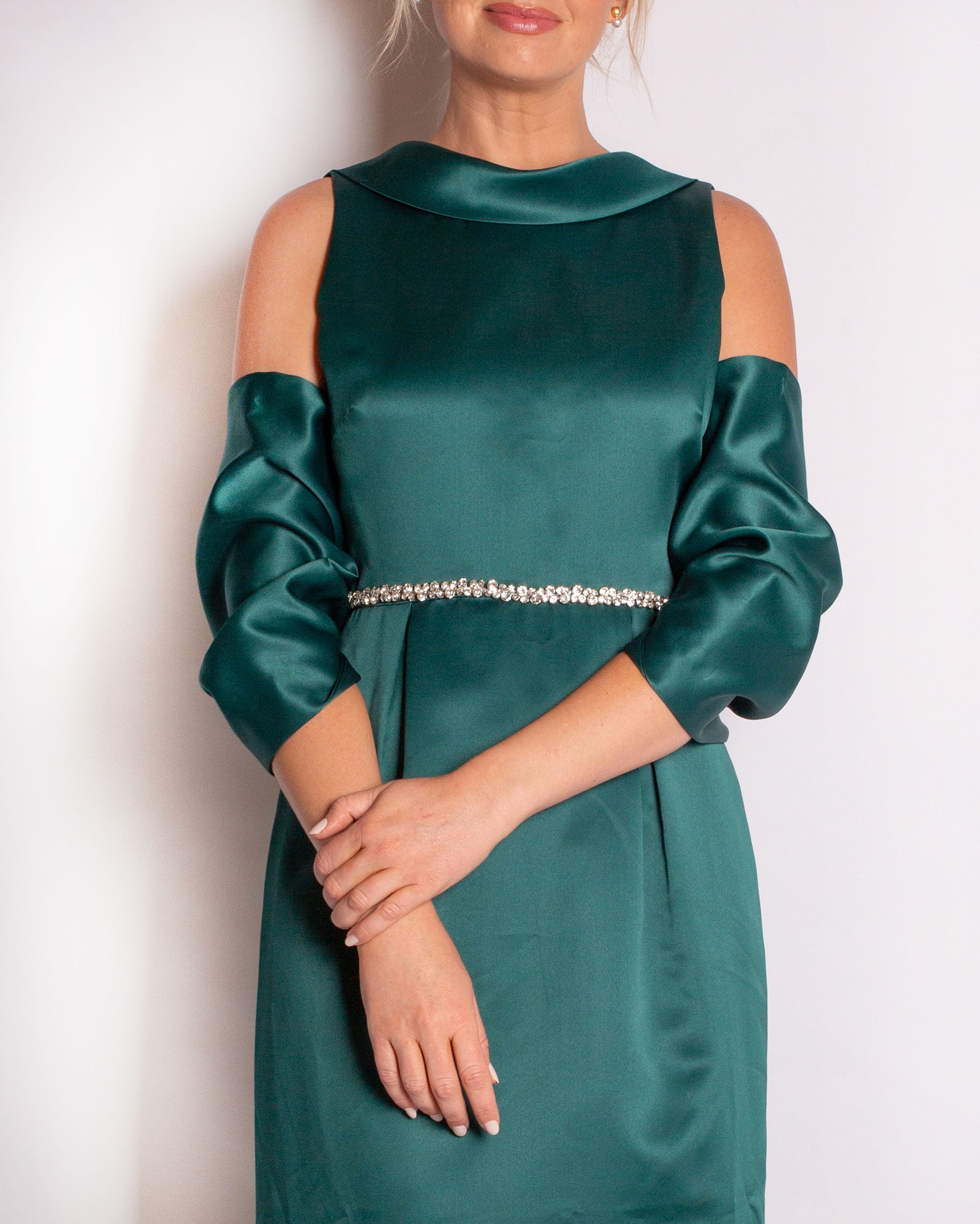 Bow Wrap in Satin