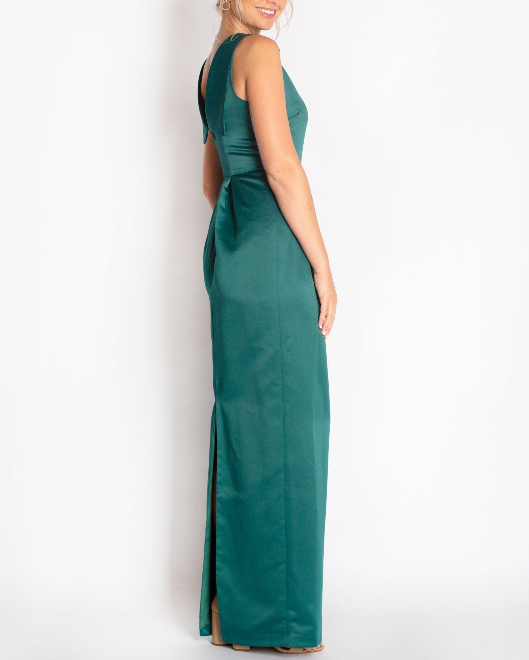 The Amelia Gown in Satin
