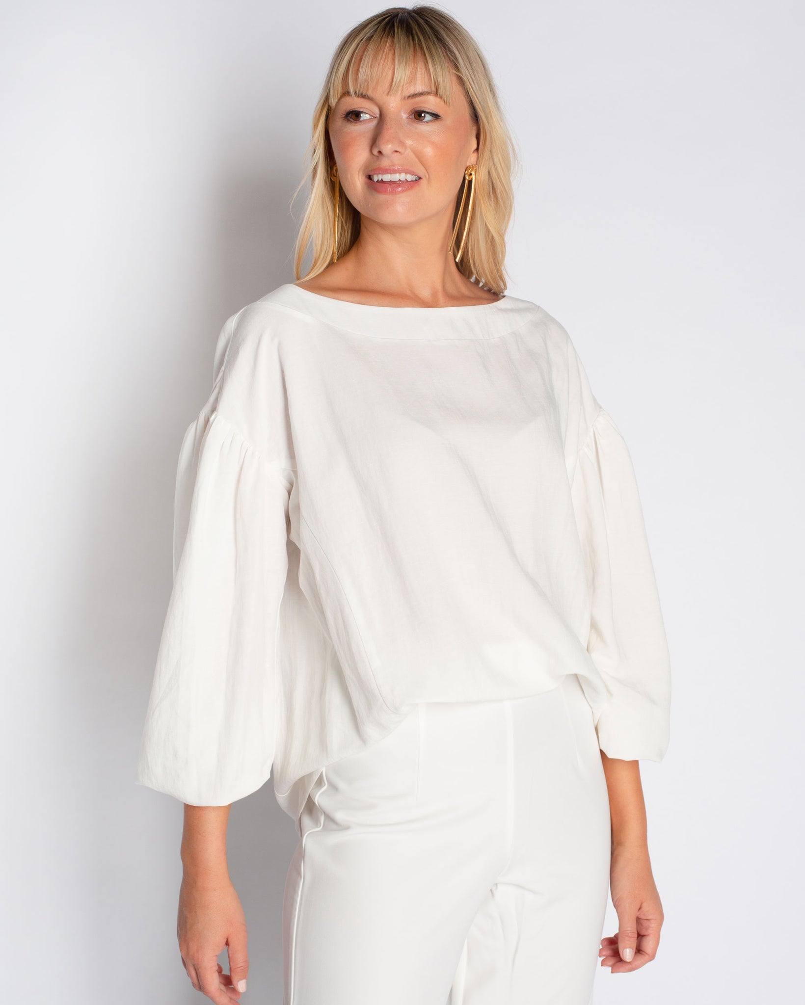 The Jewel Blouse in Linen